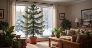 Lire la suite à propos de l’article Soins spécifiques pour votre Araucaria et autres plantes de Noël : astuces pour une croissance optimale